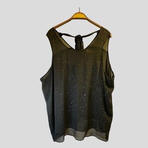 Reitmans Black Sleeveless Blouse Size 3X